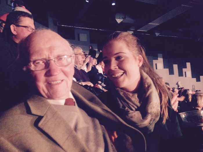 Image of Grace O Sullivan and her grandad